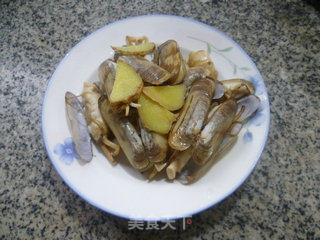 蛏子炒土豆的做法步骤：5
