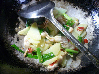 蛏子炒土豆的做法步骤：12