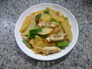 蛏子炒土豆的做法步骤：16