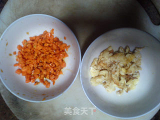 沙拉酱炒饭的做法步骤：3
