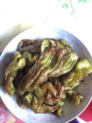 虎皮辣椒的做法步骤：3