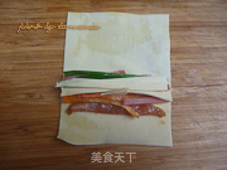 茄汁福卷的做法步骤：6