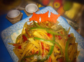 剁椒土豆丝的做法步骤：7
