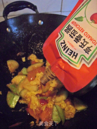 番茄酱西葫芦的做法步骤：10