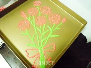 康乃馨蛋糕的做法步骤：17
