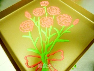 康乃馨蛋糕的做法步骤：21