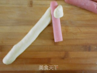 香肠面包的做法步骤：3