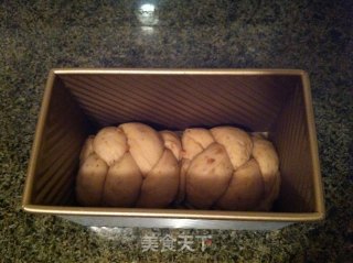 核桃花生益智面包的做法步骤：12