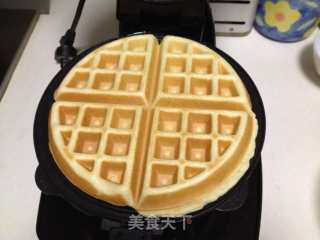 华夫饼的做法步骤：8