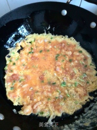 煎鸡蛋肉饼的做法步骤：4