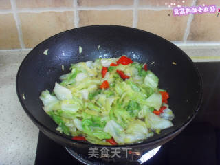 清炒甘蓝的做法步骤：3
