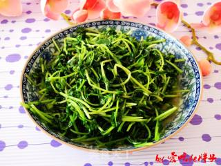 清炒豌豆苗的做法步骤：6