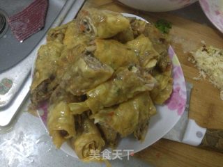 肉卷的做法步骤：7