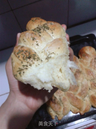 意外的糖霜辫子面包~的做法步骤：15