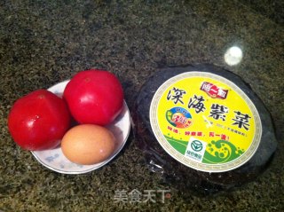 紫菜蛋花汤的做法步骤：1