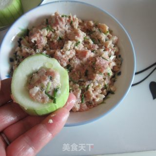 油焖丝瓜盅的做法步骤：5