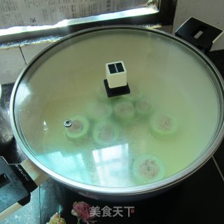 油焖丝瓜盅的做法步骤：8