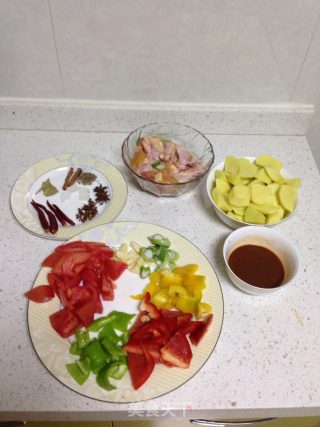 美味大盘鸡与皮带面的做法步骤：6