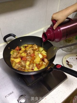 美味大盘鸡与皮带面的做法步骤：10