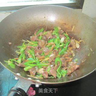 茶油炒鸭杂的做法步骤：10