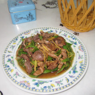 茶油炒鸭杂的做法步骤：12
