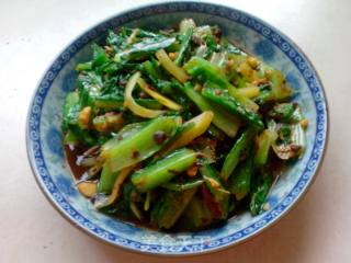 豆鼓油麦菜的做法步骤：8