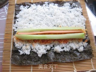 番茄酱版寿司的做法步骤：9