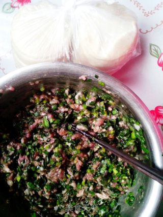 墨鱼韭菜馅儿饺子的做法步骤：6