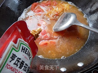 酸酸甜甜好味道：茄汁米粉的做法步骤：7