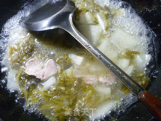 瘦肉雪菜冬瓜汤的做法步骤：10