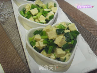 小葱拌豆腐的做法步骤：3