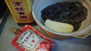 茄汁开背对虾的做法步骤：1