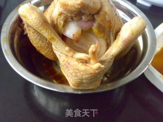 葱香烤鸡的做法步骤：3