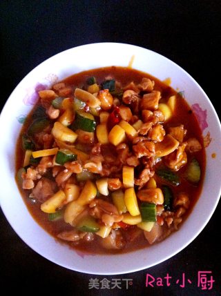 炒鸡丁的做法步骤：8