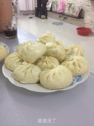 大叶芹包子的做法步骤：5