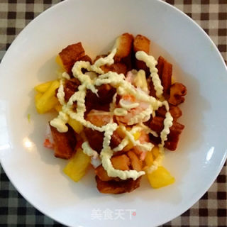 【简易版油条虾】的做法步骤：3