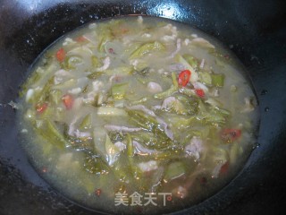 酸菜肉丝面的做法步骤：6