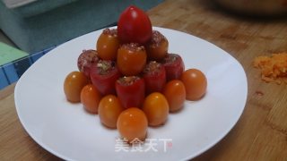 宝塔茄酿的做法步骤：11