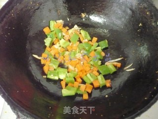 鸡蛋炒窝头的做法步骤：9