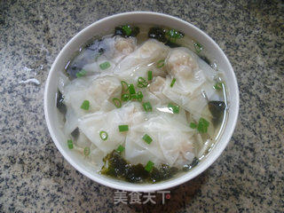 紫菜虾皮多肉馄饨的做法步骤：17