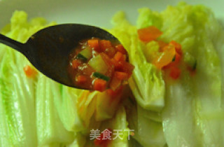 茄汁娃娃菜的做法步骤：12