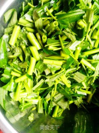 香辣豆豉空心菜的做法步骤：1