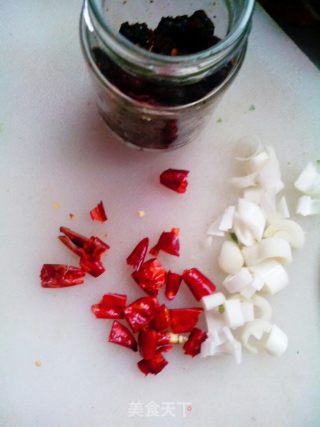 香辣豆豉空心菜的做法步骤：2