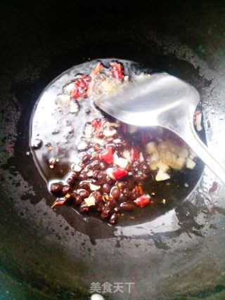 香辣豆豉空心菜的做法步骤：3