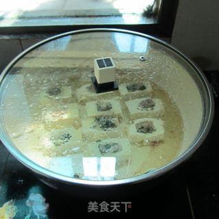 嫩豆腐酿肉的做法步骤：8