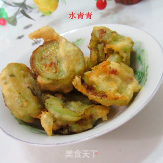 香炸丝瓜盒子的做法步骤：9