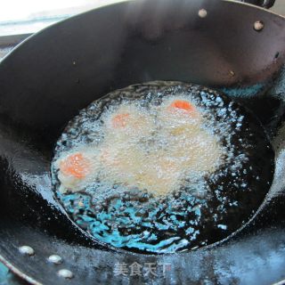 蒸红萝卜酿肉的做法步骤：6