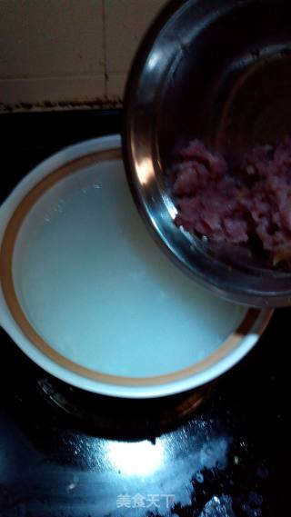 葱香瘦肉粥的做法步骤：7