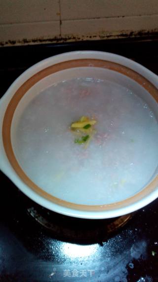 葱香瘦肉粥的做法步骤：8
