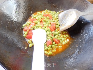 茄汁毛豆仁的做法步骤：10